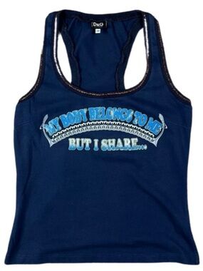 D&G "My Body Belongs To Me" Tank